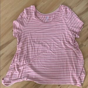 Striped nursing top